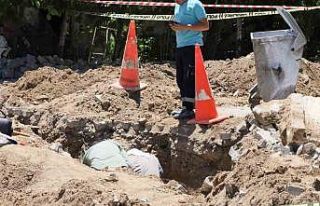 Altyapı çalışması sırasında tarihi lahit bulundu