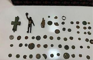 Amasya’da tarihi eser operasyonu