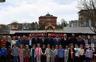 Anaokulu öğrencilerinden anlamlı sergi