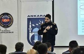 Ankara İtfaiyesinden itfaiyecilere kapsamlı eğitim