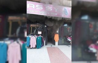 Ankara’da giyim mağazasında yangın