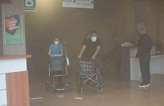 Antalya’daki hastane yangınında tahliye ve sevk...