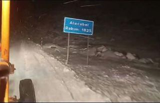 Antalya’ya kar sürprizi