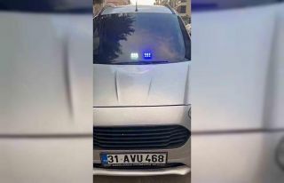 Aracına çakar takan sürücüye 280 bin TL ceza