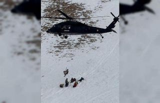 Artos Dağı’nda nefes kesen kurtarma operasyonu