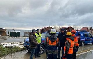 Artvin’de tünel içinde Gürcistan plakalı bir...