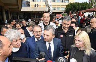 AÜ Tıp Fakültesi Hastanesinde korkutan yangın:...