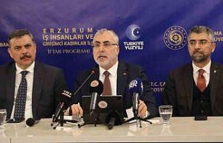 Bakan Işıkhan, Erzurum’da iş adamlarıyla iftarda...