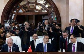 Bakanlar Fidan ve Güler ile MİT Başkanı Kalın,...
