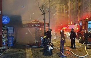 Balıkesir’de büfede çıkan yangın korkuttu
