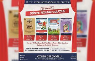 Başkan Çerçioğlu Aydınlıları Dünya Tiyatro...
