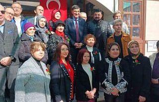 Başkan Kahveci: "Kadınlarımız emeği ve sanatı...