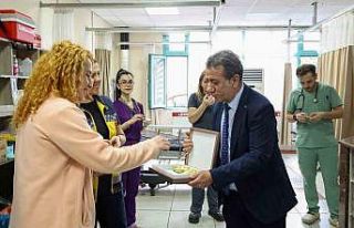 Başkan Yetişkin, görevi başındakileri unutmadı