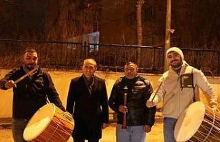 Başkentte Ramazan davulcuları ilk sahurla çalışmaya...