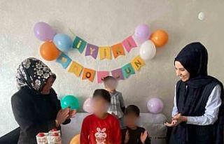 Batman’da öksüz ve yetim çocuklar doğum günlerinde...
