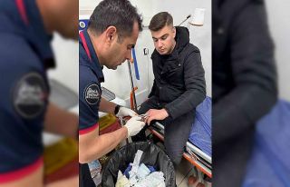 Batman’da parmağa sıkışan yüzüğü itfaiye...