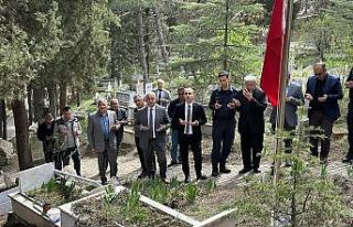 Bayram arifesinde şehitler unutulmadı