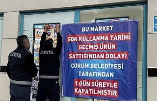 Belediyeden son kullanma tarihi geçmiş ürün satan...