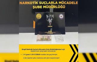 Bingöl’de ruhsatsız silah ve uyuşturucu ele geçirildi