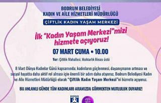 Bodrum’da ilk kadın yaşam merkezi açılıyor