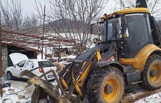 Büyükşehir Belediyesi’nden Alanya’da kar temizleme...