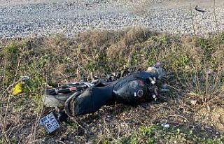 Çanakkale’de emanet aldığı motosikletle kaza...