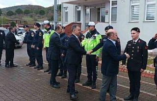 Çan’da bayramlaşma töreni gerçekleştirildi