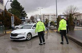Çankırı’da 65 araç trafikten men edildi
