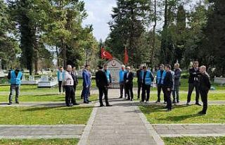 Çarşamba Denetim Serbestlikten şehitlik ziyareti...