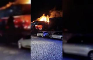 Çorum’da fabrika yangını