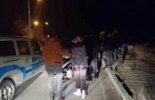 Çorum’da haraketli dakikalar: Polisten kaçan motosikletli...