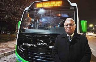 Denizli’de gece seferleri ile kesintisiz ulaşım...