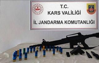 Digor’da silahla paylaşım yapan 1 kişi yakalandı