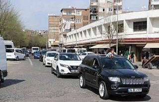Diyarbakır’da bayram trafiği