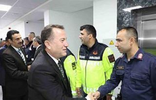 Doğan bayramlaşma programına katıldı