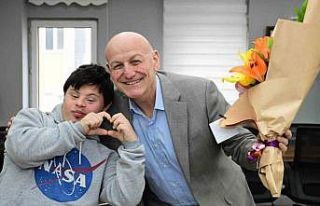 Down sendromlu çocuklar Terme Belediyesi’nde ağırlandı