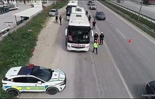 Dron destekli ’Yolun sonu bayram olsun’ denetimleri...