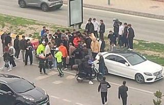 Edirne’de otomobile çarpan motosikletli ağır...