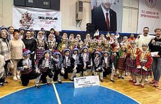 Eğirdir, halk oyunlarında 3 dalda il şampiyonu...