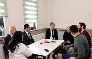 Erşan, Sarız Devlet Hastanesi’ni ziyaret etti