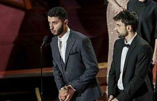 Filistin ve İsrailli aktivistlerin birlikte çektiği...