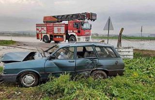 Gönen-Bandırma karayolunda trafik kazası: 1 yaralı