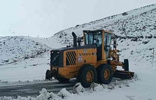 Hakkari’de kardan kapanan kayak merkezi yolu açıldı