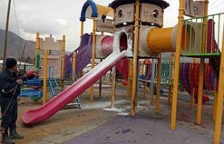 Hakkari’de oyun parkı kundaklandı