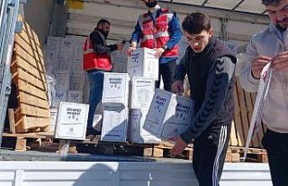 İhtiyaç sahiplerine 5 bin 555 Ramazan kolisi