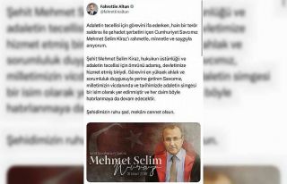 İletişim Başkanı Fahrettin Altun, şehit Savcı...
