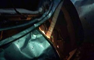 İmamın kontrolünden çıkan otomobil 70 metreden...