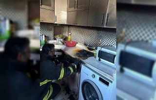 İskenderun’da ev yangını