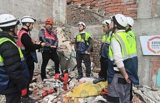 İstanbul’da gerçeğini aratmayan arama kurtarma...