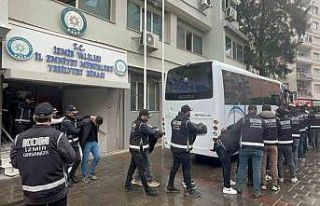 İzmir’de suç örgütüne operasyon: 11 tutuklama